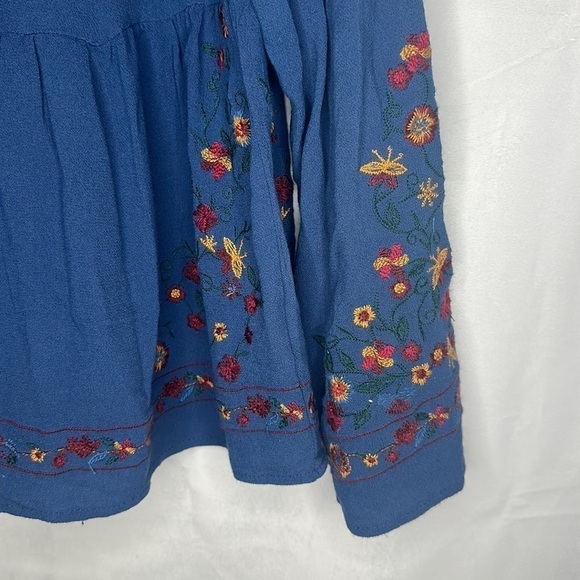 ALTAR'D STATE LONG SLEEVE FLORAL BOHO TOP (SIZE S) - Picture 6 of 7